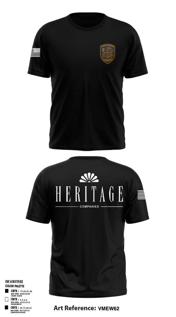 Short Sleeve Performance Shirt, Heritage Companies Security Services Division, , Teamtime, Team time, sublimation, custom sports apparel, team uniforms, spirit wear, spiritwear, sports uniforms, custom shirts, team store, custom team store, fundraiser sports, apparel fundraiser