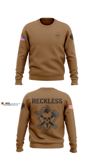 Crew Neck Sweatshirt, 3rd Platoon Cco 2-37 AR, Army, Teamtime, Team time, sublimation, custom sports apparel, team uniforms, spirit wear, spiritwear, sports uniforms, custom shirts, team store, custom team store, fundraiser sports, apparel fundraiser