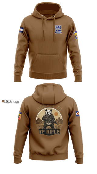 Hoodie, 1-157th IN BN, National Guard, Teamtime, Team time, sublimation, custom sports apparel, team uniforms, spirit wear, spiritwear, sports uniforms, custom shirts, team store, custom team store, fundraiser sports, apparel fundraiser