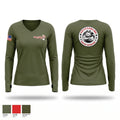 Gettysburg Young Marines Women's Long Sleeve V-neck Shirt - 1
