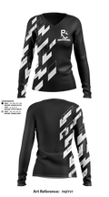 Sinton Bonecrushers 60919310 Women's Long Sleeve V-neck Shirt - 1