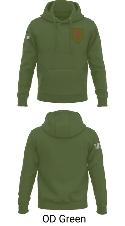1st Infantry Division 14744110 Hoodie - 58