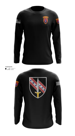 Long Sleeve Performance Shirt, 6/54th SFAB, National Guard, Teamtime, Team time, sublimation, custom sports apparel, team uniforms, spirit wear, spiritwear, sports uniforms, custom shirts, team store, custom team store, fundraiser sports, apparel fundraiser