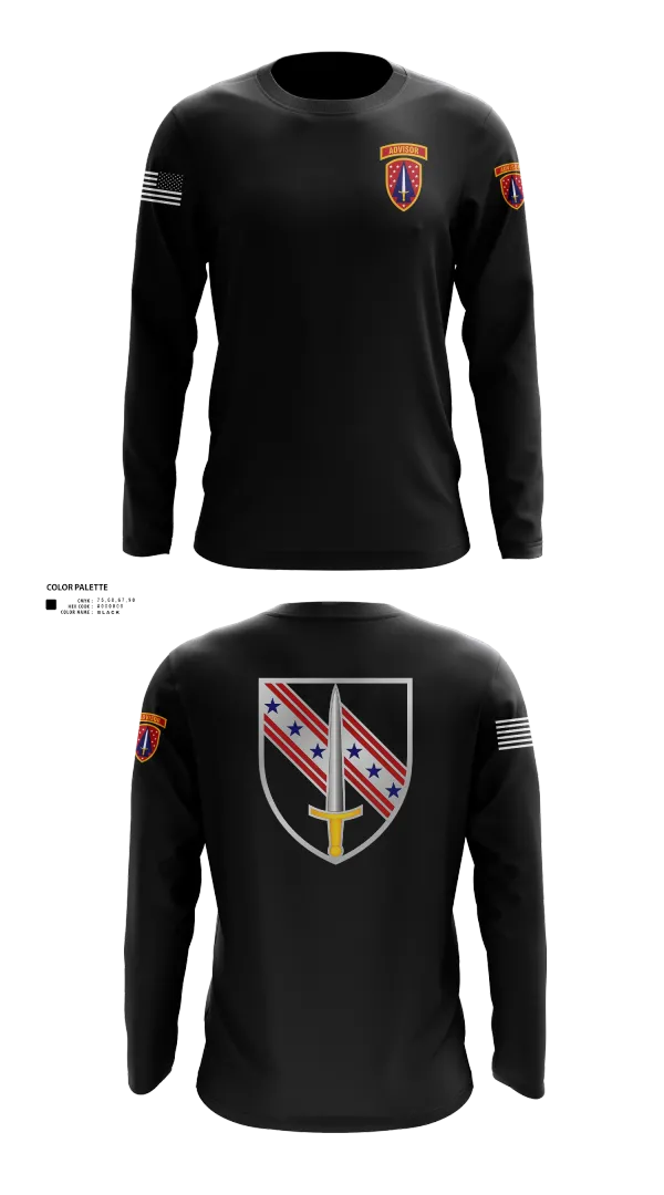 Long Sleeve Performance Shirt, 6/54th SFAB, National Guard, Teamtime, Team time, sublimation, custom sports apparel, team uniforms, spirit wear, spiritwear, sports uniforms, custom shirts, team store, custom team store, fundraiser sports, apparel fundraiser