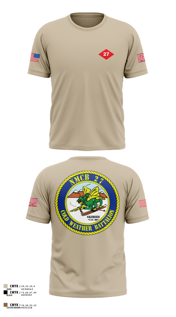 Short Sleeve Performance Shirt, NMCB  27, Navy, Teamtime, Team time, sublimation, custom sports apparel, team uniforms, spirit wear, spiritwear, sports uniforms, custom shirts, team store, custom team store, fundraiser sports, apparel fundraiser