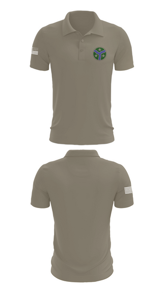 Short Sleeve Performance Polo, 278th Armored Cavalry Regiment, National Guard, Teamtime, Team time, sublimation, custom sports apparel, team uniforms, spirit wear, spiritwear, sports uniforms, custom shirts, team store, custom team store, fundraiser sports, apparel fundraiser