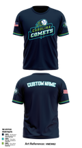 Carolina Comets 9253748 Short Sleeve Performance Shirt - 5