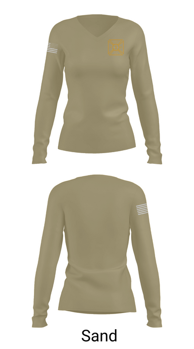 Averill Park-Sand Lake Fire Department 12874651 Women's Long Sleeve V-neck Shirt - 97