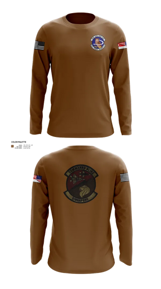 Long Sleeve Performance Shirt, 497 COMBAT TRAINING FLIGHT, Air Force, Teamtime, Team time, sublimation, custom sports apparel, team uniforms, spirit wear, spiritwear, sports uniforms, custom shirts, team store, custom team store, fundraiser sports, apparel fundraiser