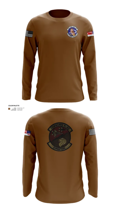 497 COMBAT TRAINING FLIGHT 24076021 Long Sleeve Performance Shirt 20