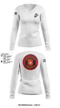2d Reg 53277389 Women's Long Sleeve V-neck Shirt - 5
