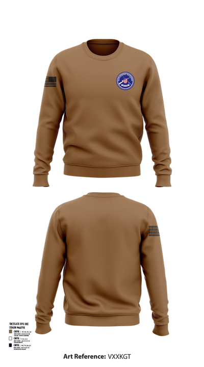 Battlefront Outdoors 9181915 Crew Neck Sweatshirt - 101