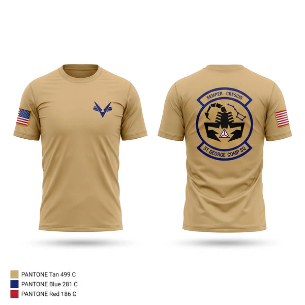 Short Sleeve Performance Shirt, Saint George Composite Squadron, Air Force, Teamtime, Team time, sublimation, custom sports apparel, team uniforms, spirit wear, spiritwear, sports uniforms, custom shirts, team store, custom team store, fundraiser sports, apparel fundraiser