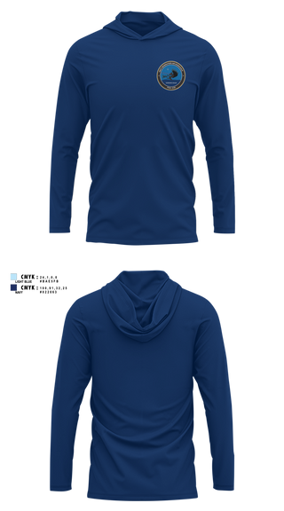 Long Sleeve Hooded Sun Shirt, PMA-230, , Teamtime, Team time, sublimation, custom sports apparel, team uniforms, spirit wear, spiritwear, sports uniforms, custom shirts, team store, custom team store, fundraiser sports, apparel fundraiser
