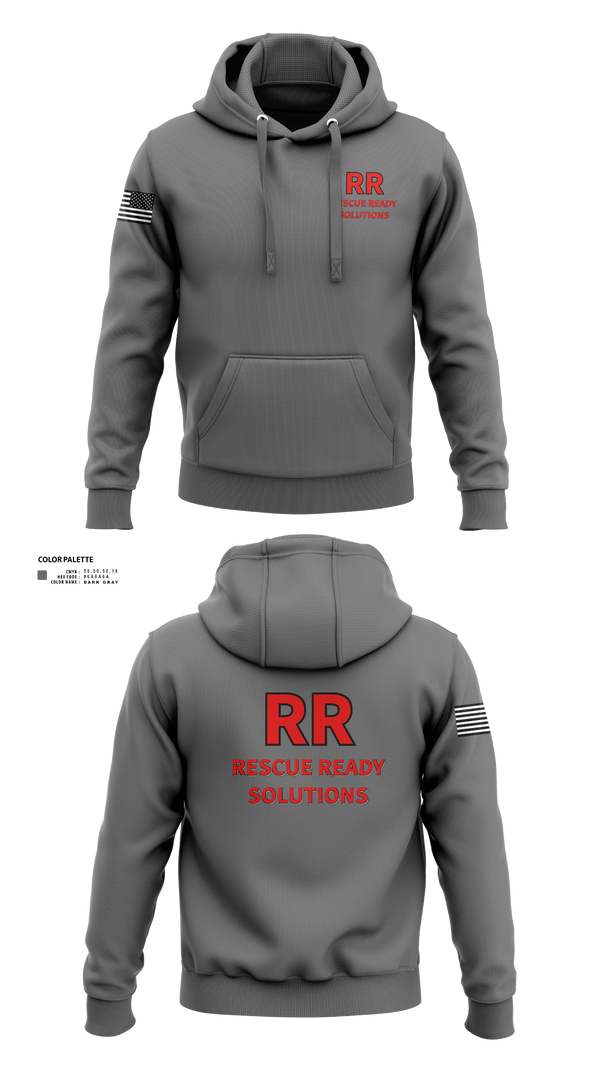 Hoodie, Rescue Ready Solutions, , Teamtime, Team time, sublimation, custom sports apparel, team uniforms, spirit wear, spiritwear, sports uniforms, custom shirts, team store, custom team store, fundraiser sports, apparel fundraiser