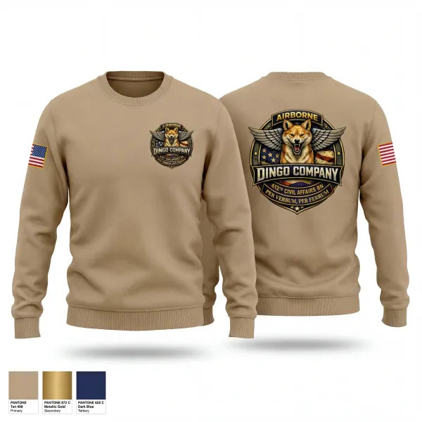 Crew Neck Sweatshirt, 412th CA BN (A), Army, Teamtime, Team time, sublimation, custom sports apparel, team uniforms, spirit wear, spiritwear, sports uniforms, custom shirts, team store, custom team store, fundraiser sports, apparel fundraiser