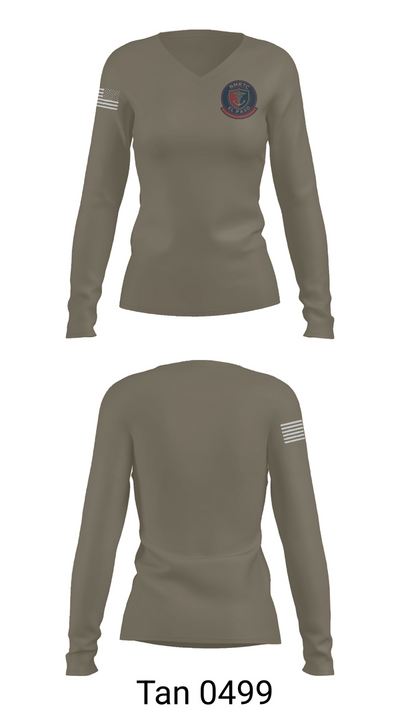 NMRTC El Paso 64078462 Women's Long Sleeve V-neck Shirt - 73