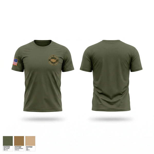 Short Sleeve Performance Shirt, United States Border Patrol, Police, Teamtime, Team time, sublimation, custom sports apparel, team uniforms, spirit wear, spiritwear, sports uniforms, custom shirts, team store, custom team store, fundraiser sports, apparel fundraiser
