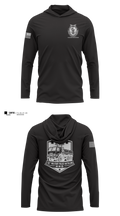 118th Military Police Battalion 20415597 Long Sleeve Performance Shirt with hood - 4