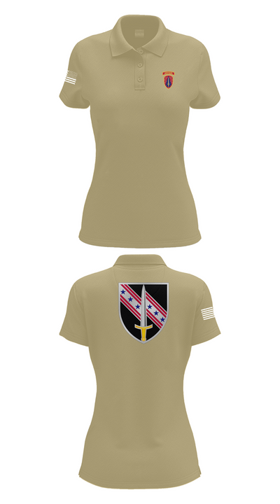 6/54th Security Force Assistance Brigade 11702095 Women's Short Sleeve Performance Polo  - 95