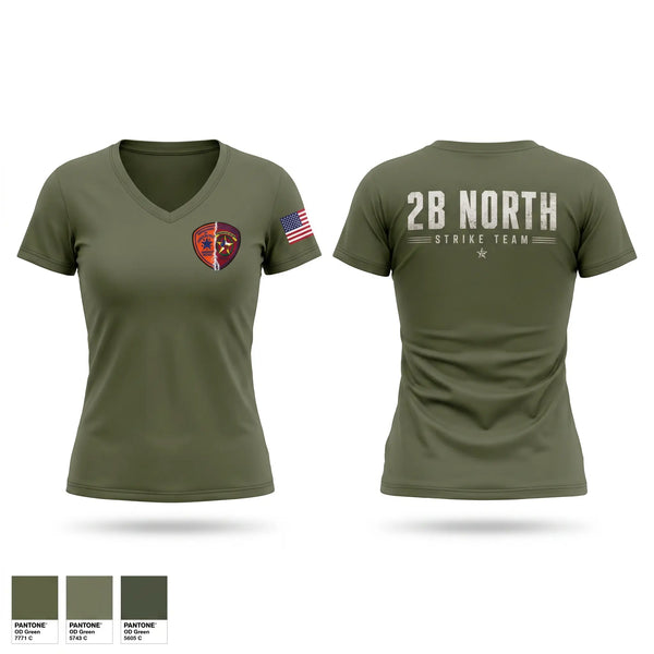 Womens Short Sleeve Vneck Shirt, 2B North Strike Team, Police, Teamtime, Team time, sublimation, custom sports apparel, team uniforms, spirit wear, spiritwear, sports uniforms, custom shirts, team store, custom team store, fundraiser sports, apparel fundraiser