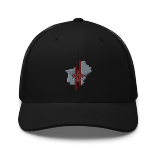 St Clair County Saints Retro Trucker Hat | Yupoong 6606