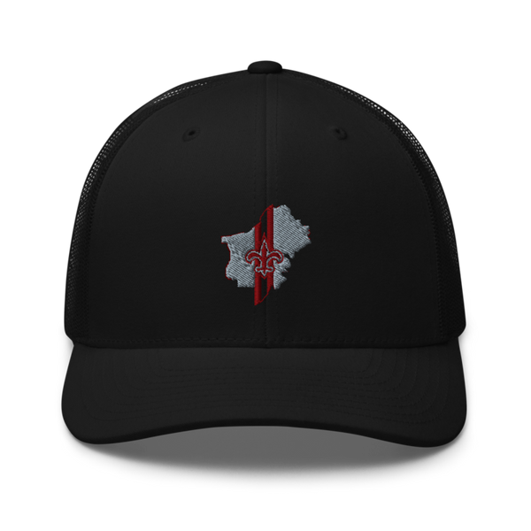 St Clair County Saints Retro Trucker Hat | Yupoong 6606