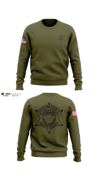 Crew Neck Sweatshirt, RCSD, Police, Teamtime, Team time, sublimation, custom sports apparel, team uniforms, spirit wear, spiritwear, sports uniforms, custom shirts, team store, custom team store, fundraiser sports, apparel fundraiser