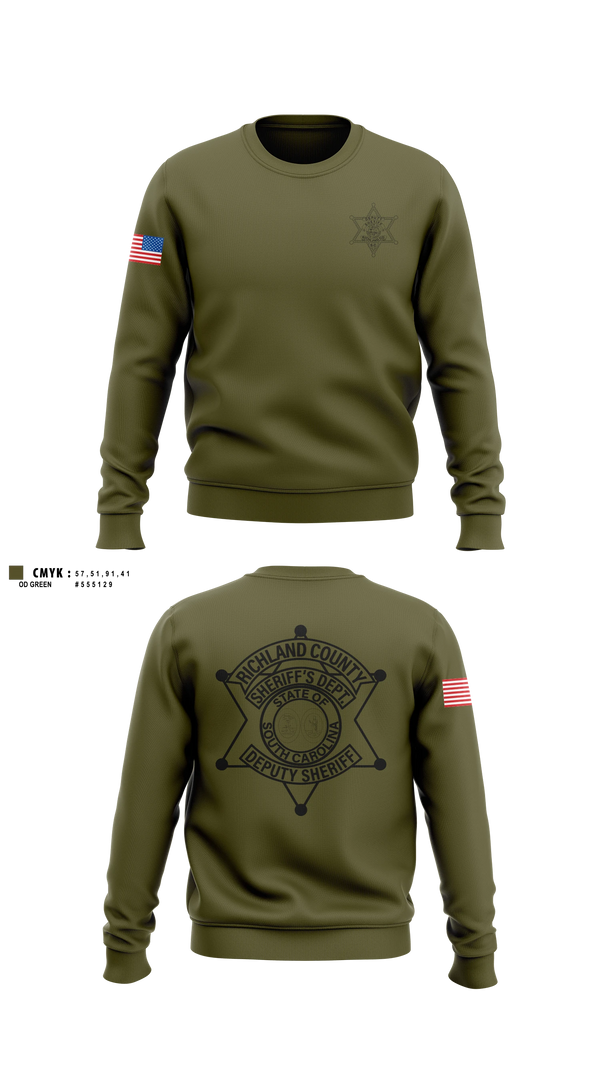 Crew Neck Sweatshirt, RCSD, Police, Teamtime, Team time, sublimation, custom sports apparel, team uniforms, spirit wear, spiritwear, sports uniforms, custom shirts, team store, custom team store, fundraiser sports, apparel fundraiser