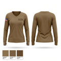 Maverick Battalion Women's Long Sleeve V-neck Shirt - 1