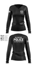 Glencoe Police Department Women's Long Sleeve V-neck Shirt - 5