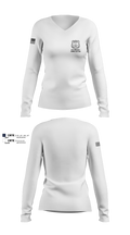 5th PCT Crime Section 94113435 Women's Long Sleeve V-neck Shirt - 13