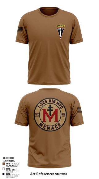 Short Sleeve Performance Shirt, MPC/1-325AIR, Army, Teamtime, Team time, sublimation, custom sports apparel, team uniforms, spirit wear, spiritwear, sports uniforms, custom shirts, team store, custom team store, fundraiser sports, apparel fundraiser