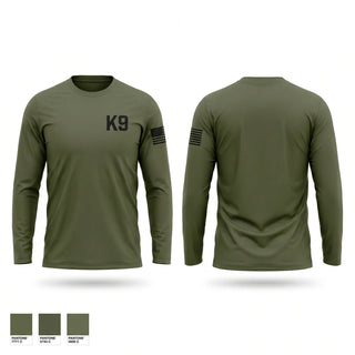 Long Sleeve Performance Shirt, K-9, Police, Teamtime, Team time, sublimation, custom sports apparel, team uniforms, spirit wear, spiritwear, sports uniforms, custom shirts, team store, custom team store, fundraiser sports, apparel fundraiser