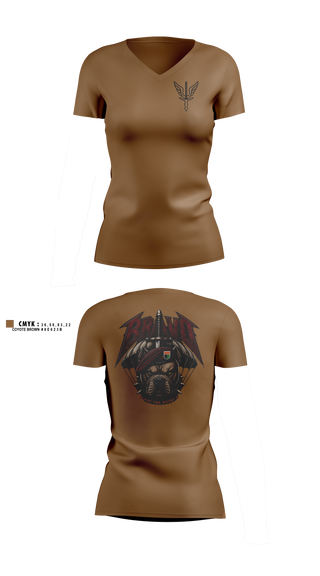 Womens Short Sleeve Vneck Shirt, B. CO, 112th SIG BN, Army, Teamtime, Team time, sublimation, custom sports apparel, team uniforms, spirit wear, spiritwear, sports uniforms, custom shirts, team store, custom team store, fundraiser sports, apparel fundraiser