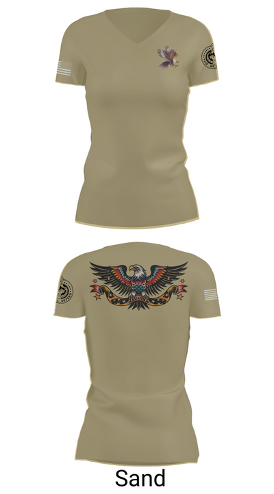 ECHO 75692677 Women's Short Sleeve V-neck Shirt - 88