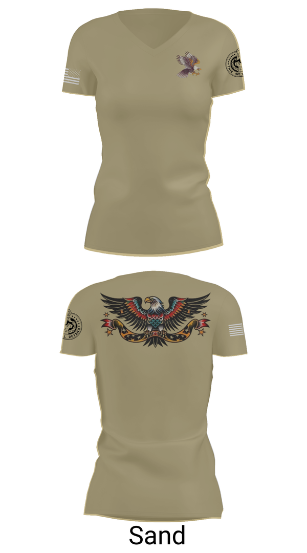 Womens Short Sleeve Vneck Shirt, ECHO, , Teamtime, Team time, sublimation, custom sports apparel, team uniforms, spirit wear, spiritwear, sports uniforms, custom shirts, team store, custom team store, fundraiser sports, apparel fundraiser