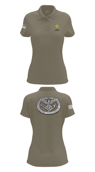 Womens Short Sleeve Performance Polo, ARCC, Army, Teamtime, Team time, sublimation, custom sports apparel, team uniforms, spirit wear, spiritwear, sports uniforms, custom shirts, team store, custom team store, fundraiser sports, apparel fundraiser