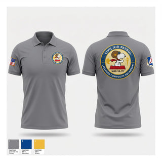 Short Sleeve Performance Polo, Leesburg Composite Squadron, Air Force, Teamtime, Team time, sublimation, custom sports apparel, team uniforms, spirit wear, spiritwear, sports uniforms, custom shirts, team store, custom team store, fundraiser sports, apparel fundraiser