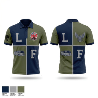 Short Sleeve Performance Polo, La Porte, Fire Department, Teamtime, Team time, sublimation, custom sports apparel, team uniforms, spirit wear, spiritwear, sports uniforms, custom shirts, team store, custom team store, fundraiser sports, apparel fundraiser