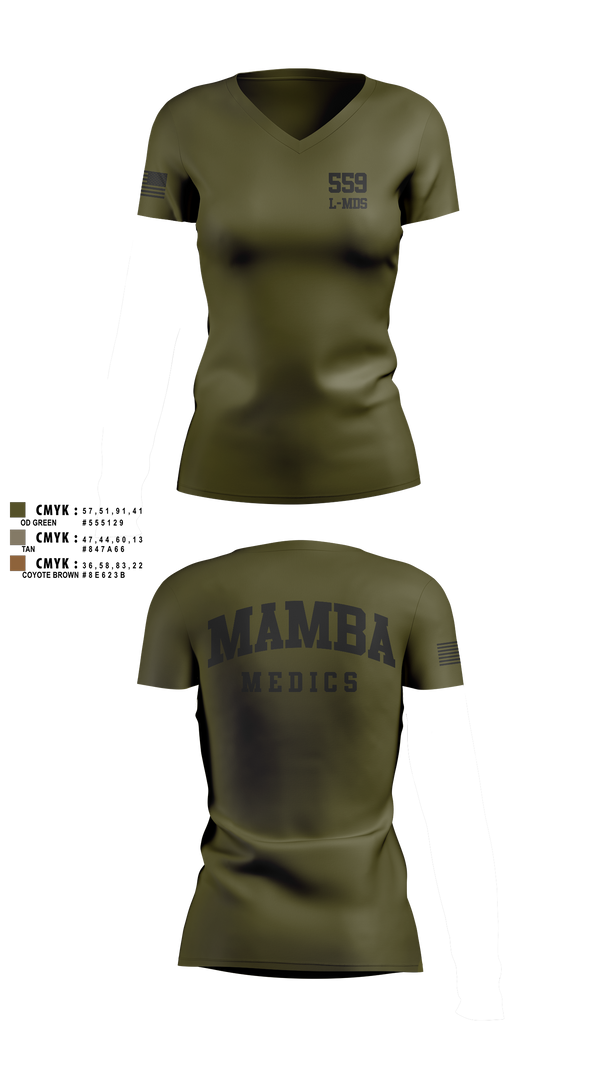 Womens Short Sleeve Vneck Shirt, 559 L-MDS, Air Force, Teamtime, Team time, sublimation, custom sports apparel, team uniforms, spirit wear, spiritwear, sports uniforms, custom shirts, team store, custom team store, fundraiser sports, apparel fundraiser