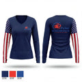 Pulse 17803979 Women's Long Sleeve V-neck Shirt - 1