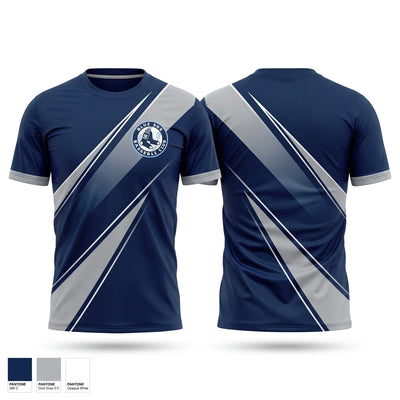 Indy Blue Sox Soft Poly Tee Cotton Like Feel - 1