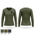 LCSO Women's Long Sleeve V-neck Shirt - 1