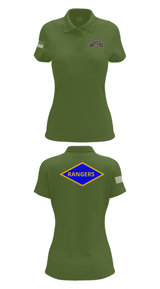Womens Short Sleeve Performance Polo, 5th Rangers, , Teamtime, Team time, sublimation, custom sports apparel, team uniforms, spirit wear, spiritwear, sports uniforms, custom shirts, team store, custom team store, fundraiser sports, apparel fundraiser
