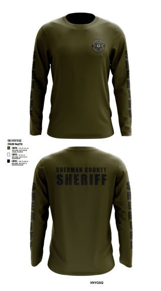 Long Sleeve Performance Shirt, Sherman Co SO Kansas, Police, Teamtime, Team time, sublimation, custom sports apparel, team uniforms, spirit wear, spiritwear, sports uniforms, custom shirts, team store, custom team store, fundraiser sports, apparel fundraiser