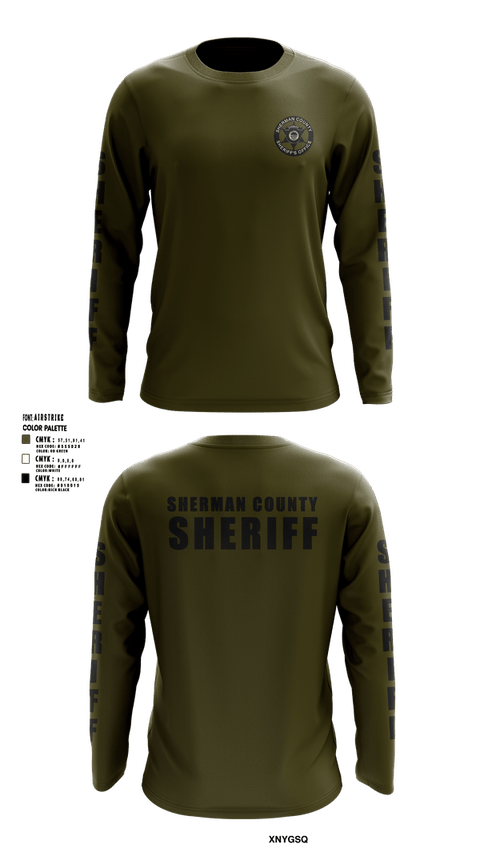 Long Sleeve Performance Shirt, Sherman Co SO Kansas, Police, Teamtime, Team time, sublimation, custom sports apparel, team uniforms, spirit wear, spiritwear, sports uniforms, custom shirts, team store, custom team store, fundraiser sports, apparel fundraiser