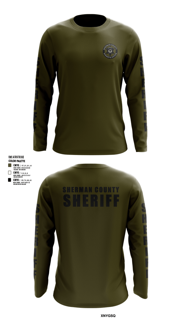 Long Sleeve Performance Shirt, Sherman Co SO Kansas, Police, Teamtime, Team time, sublimation, custom sports apparel, team uniforms, spirit wear, spiritwear, sports uniforms, custom shirts, team store, custom team store, fundraiser sports, apparel fundraiser
