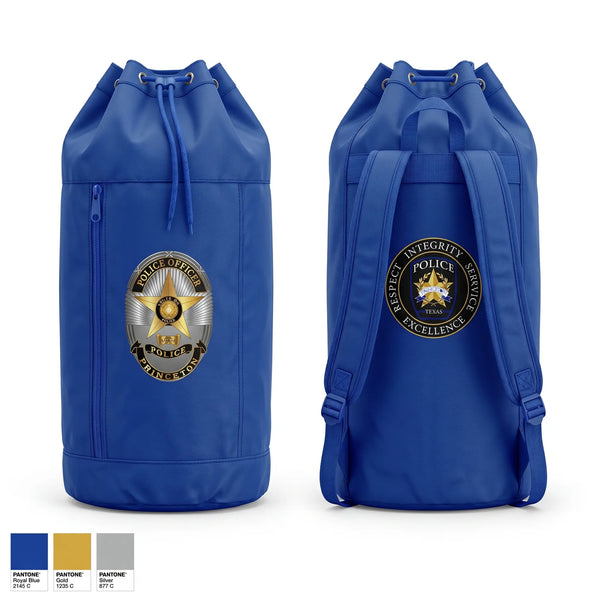 Gear Bag, Princeton Police Department, Police, Teamtime, Team time, sublimation, custom sports apparel, team uniforms, spirit wear, spiritwear, sports uniforms, custom shirts, team store, custom team store, fundraiser sports, apparel fundraiser