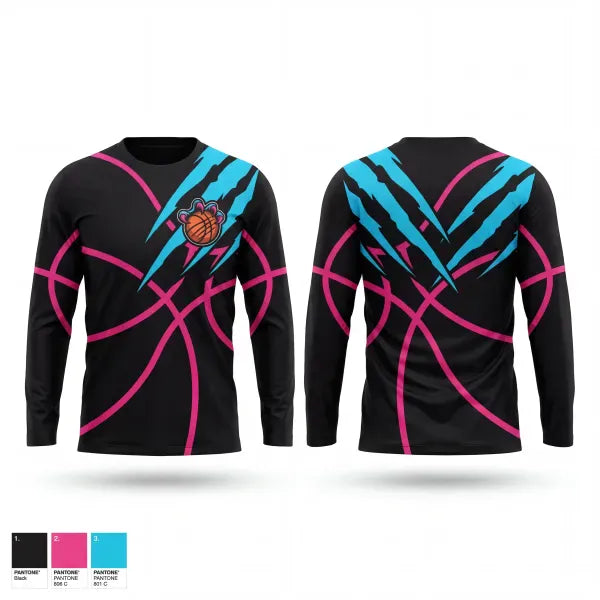 Long Sleeve Performance Shirt, Ball Hawks, Men's Basketball, Teamtime, Team time, sublimation, custom sports apparel, team uniforms, spirit wear, spiritwear, sports uniforms, custom shirts, team store, custom team store, fundraiser sports, apparel fundraiser